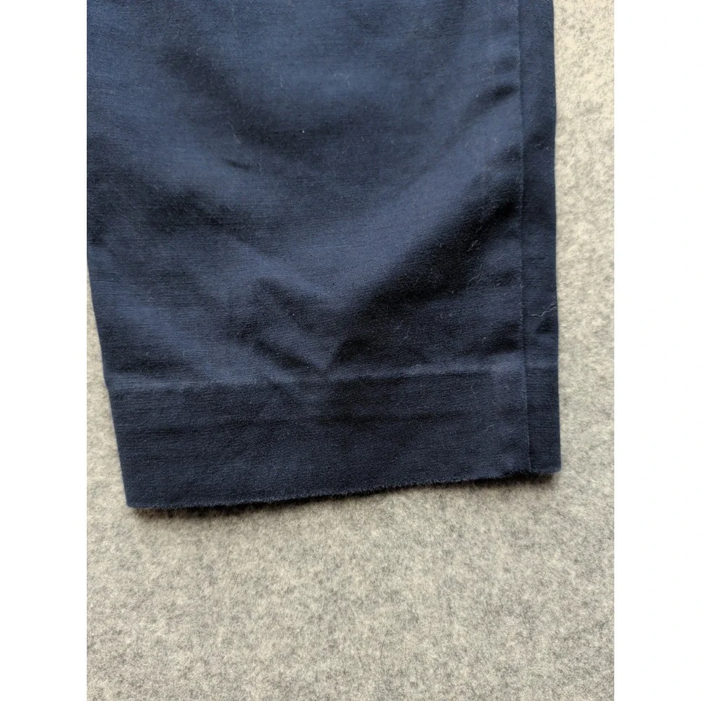 Michael Kors Women's Navy Blue Ankle Chino Trousers Pants Size 12